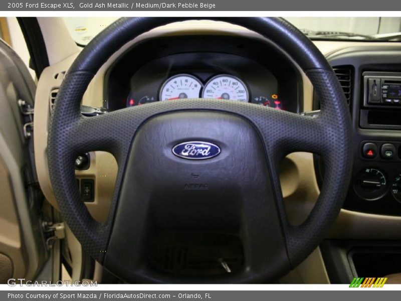 Gold Ash Metallic / Medium/Dark Pebble Beige 2005 Ford Escape XLS