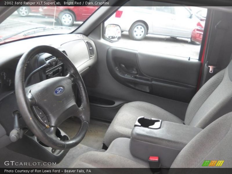 Bright Red / Dark Graphite 2002 Ford Ranger XLT SuperCab