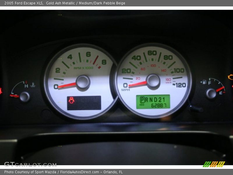 Gold Ash Metallic / Medium/Dark Pebble Beige 2005 Ford Escape XLS