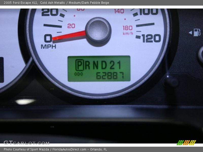 Gold Ash Metallic / Medium/Dark Pebble Beige 2005 Ford Escape XLS
