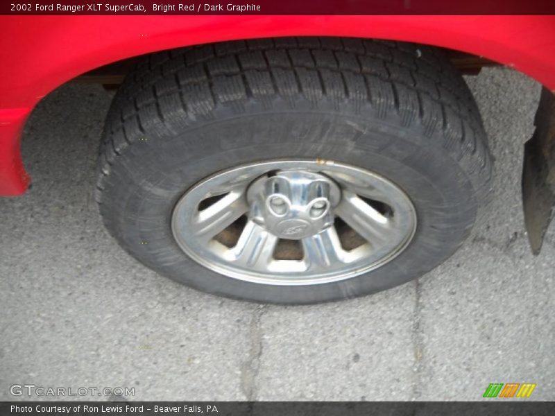 Bright Red / Dark Graphite 2002 Ford Ranger XLT SuperCab
