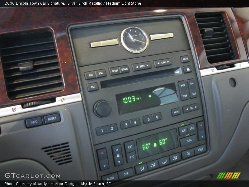 Silver Birch Metallic / Medium Light Stone 2006 Lincoln Town Car Signature