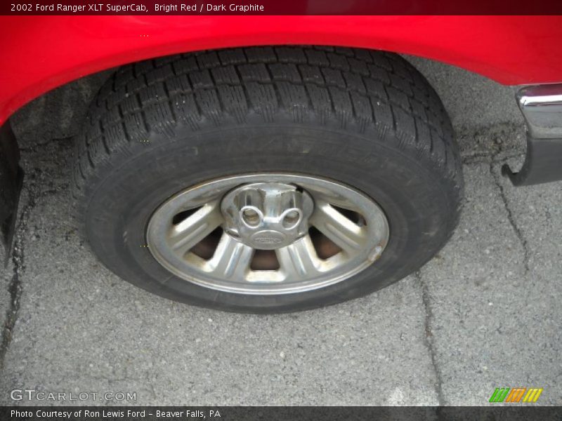 Bright Red / Dark Graphite 2002 Ford Ranger XLT SuperCab