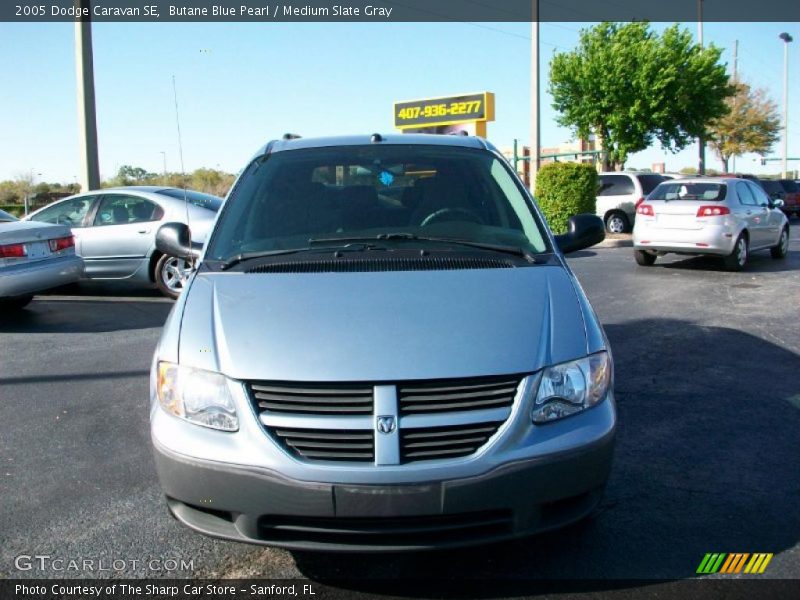 Butane Blue Pearl / Medium Slate Gray 2005 Dodge Caravan SE
