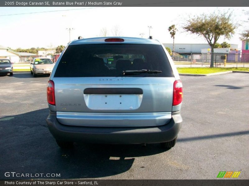 Butane Blue Pearl / Medium Slate Gray 2005 Dodge Caravan SE