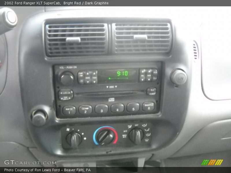 Bright Red / Dark Graphite 2002 Ford Ranger XLT SuperCab