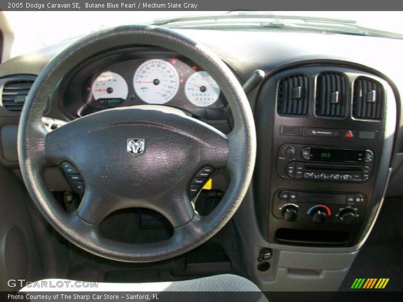 Butane Blue Pearl / Medium Slate Gray 2005 Dodge Caravan SE