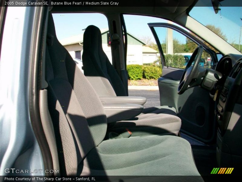 Butane Blue Pearl / Medium Slate Gray 2005 Dodge Caravan SE