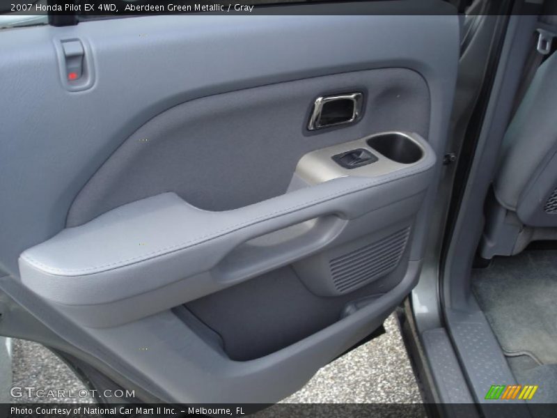 Aberdeen Green Metallic / Gray 2007 Honda Pilot EX 4WD