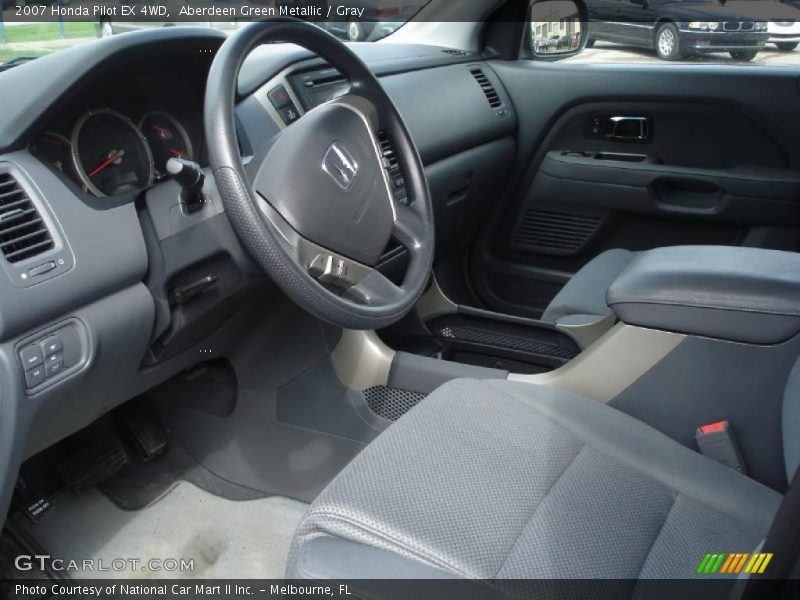 Aberdeen Green Metallic / Gray 2007 Honda Pilot EX 4WD