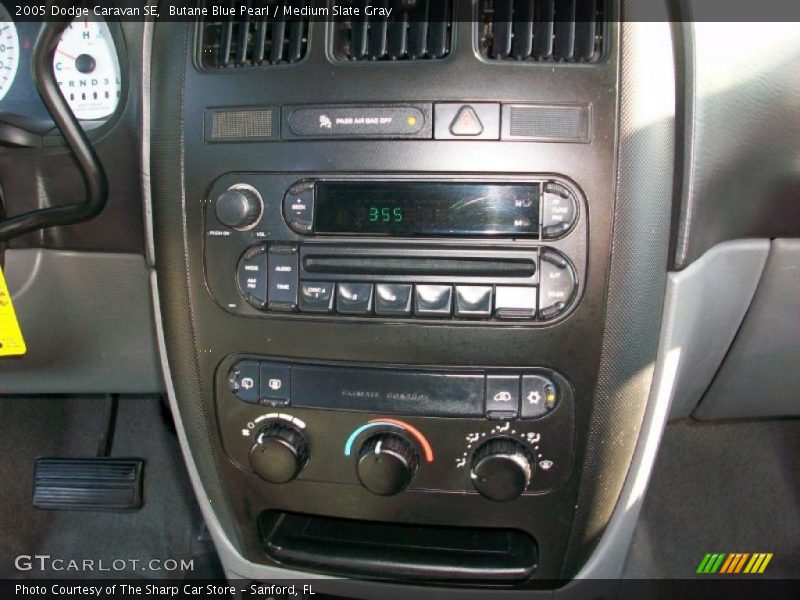 Butane Blue Pearl / Medium Slate Gray 2005 Dodge Caravan SE