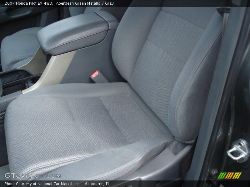 Aberdeen Green Metallic / Gray 2007 Honda Pilot EX 4WD