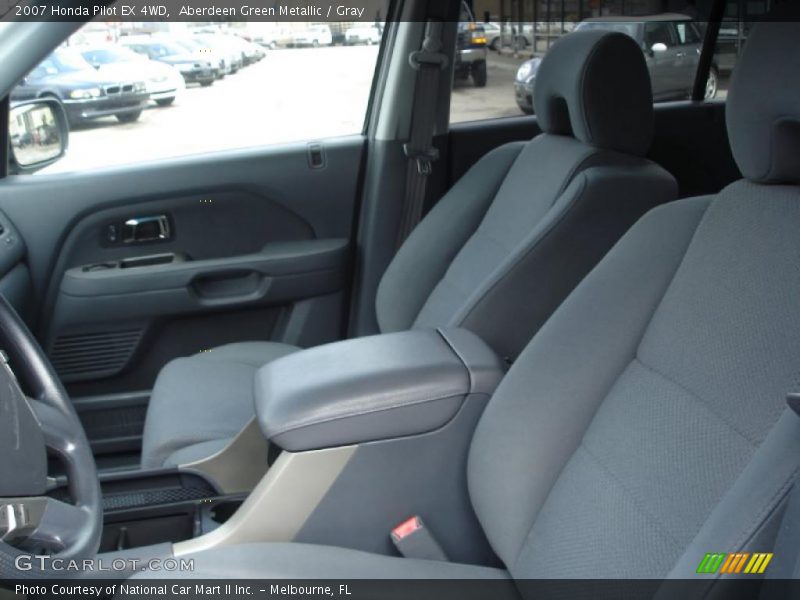 Aberdeen Green Metallic / Gray 2007 Honda Pilot EX 4WD