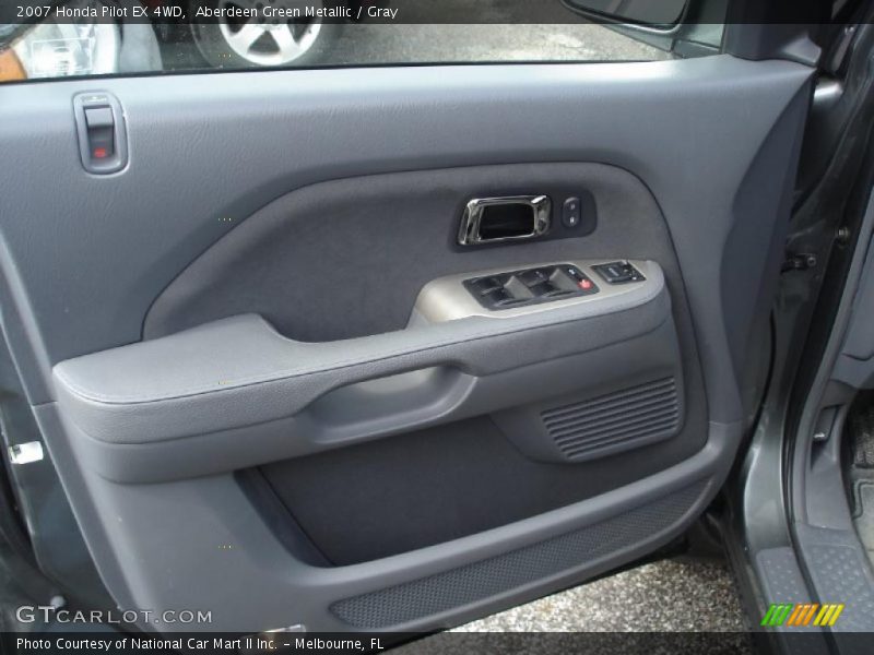 Aberdeen Green Metallic / Gray 2007 Honda Pilot EX 4WD