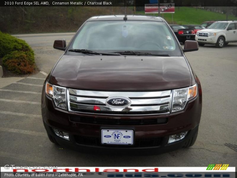 Cinnamon Metallic / Charcoal Black 2010 Ford Edge SEL AWD