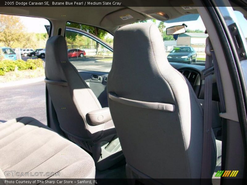 Butane Blue Pearl / Medium Slate Gray 2005 Dodge Caravan SE