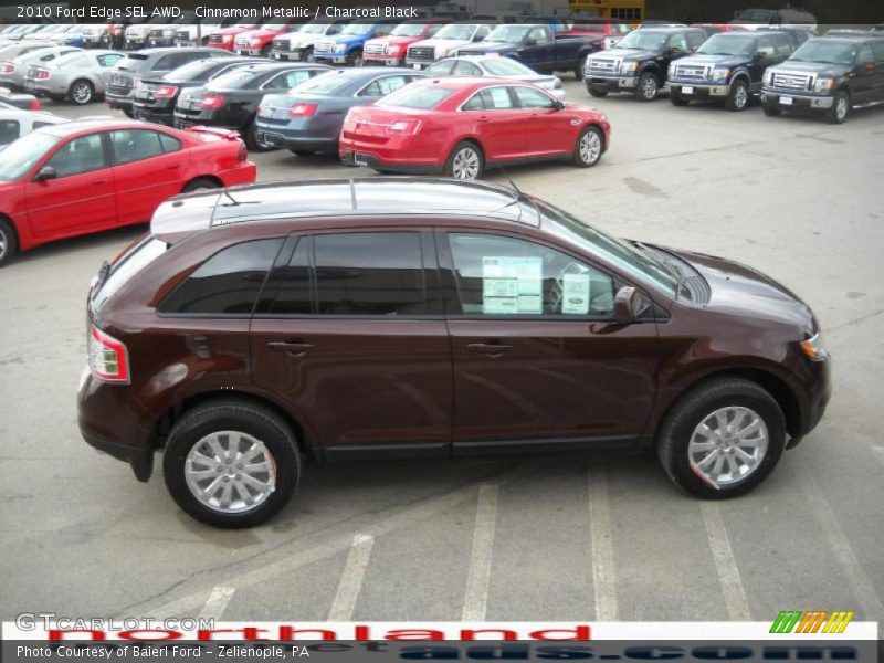 Cinnamon Metallic / Charcoal Black 2010 Ford Edge SEL AWD