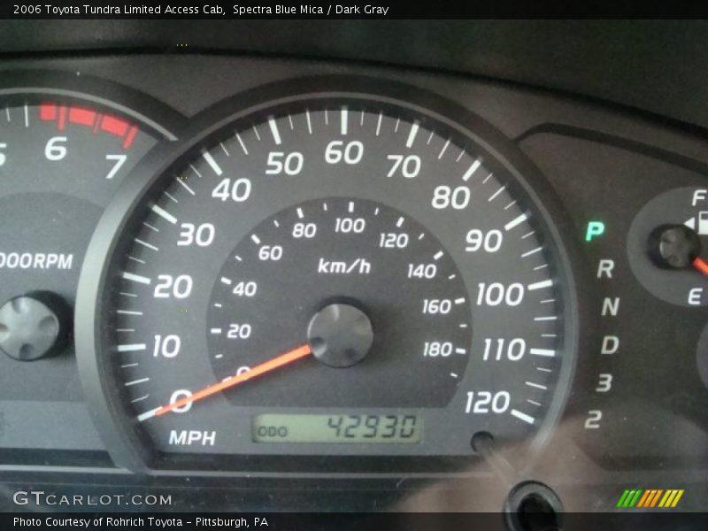 Spectra Blue Mica / Dark Gray 2006 Toyota Tundra Limited Access Cab