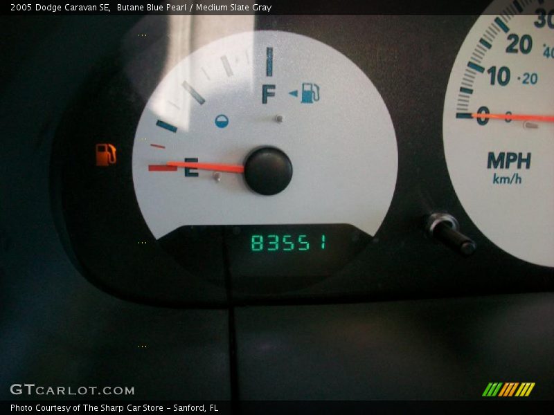 Butane Blue Pearl / Medium Slate Gray 2005 Dodge Caravan SE