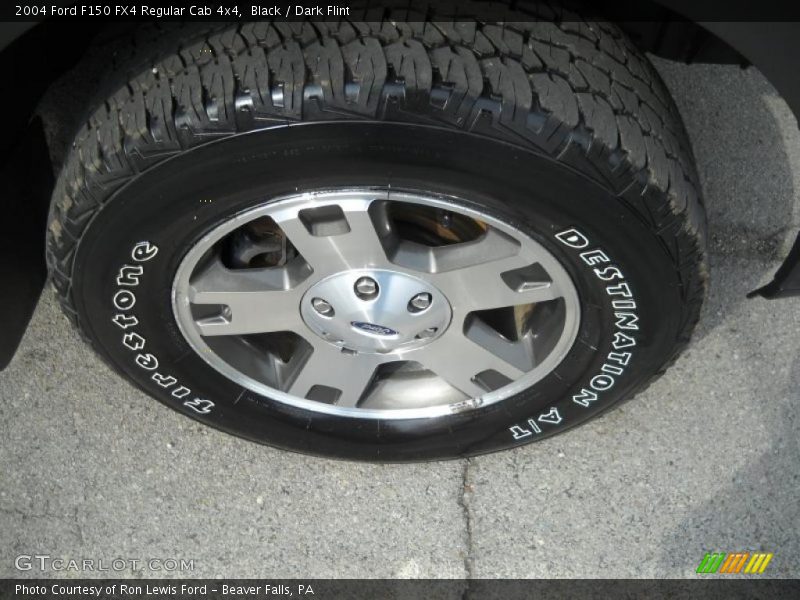 Black / Dark Flint 2004 Ford F150 FX4 Regular Cab 4x4