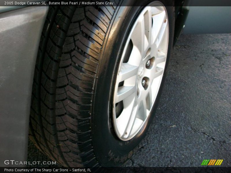 Butane Blue Pearl / Medium Slate Gray 2005 Dodge Caravan SE
