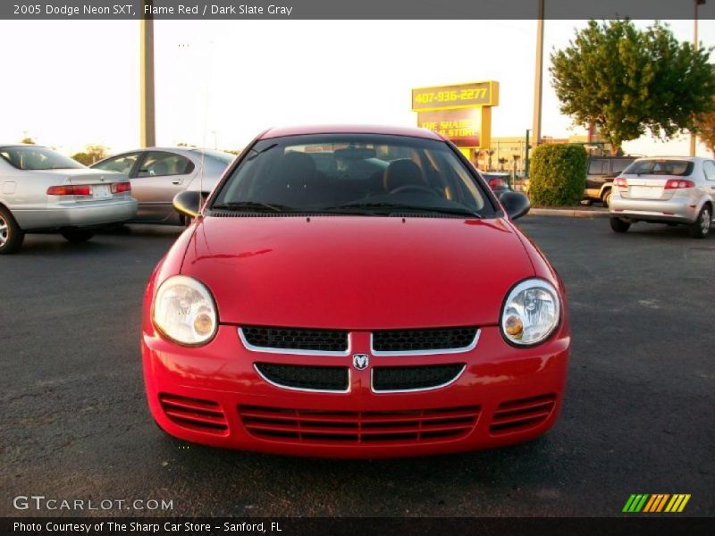 Flame Red / Dark Slate Gray 2005 Dodge Neon SXT