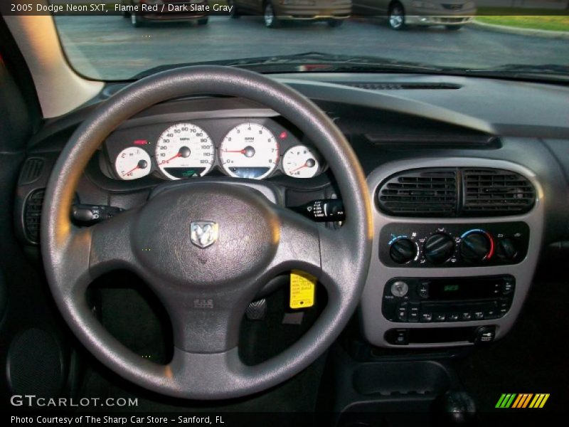 Flame Red / Dark Slate Gray 2005 Dodge Neon SXT