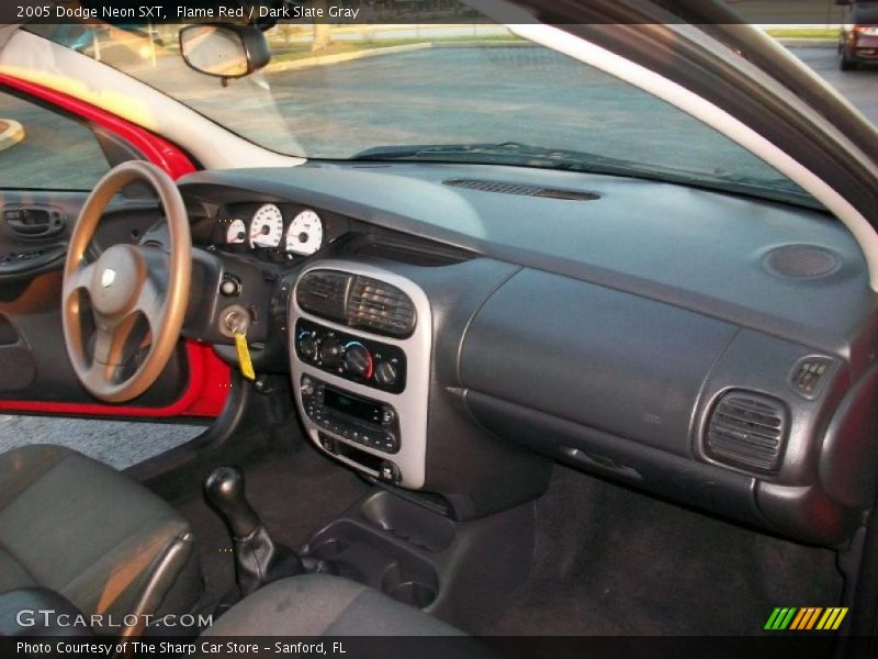 Flame Red / Dark Slate Gray 2005 Dodge Neon SXT