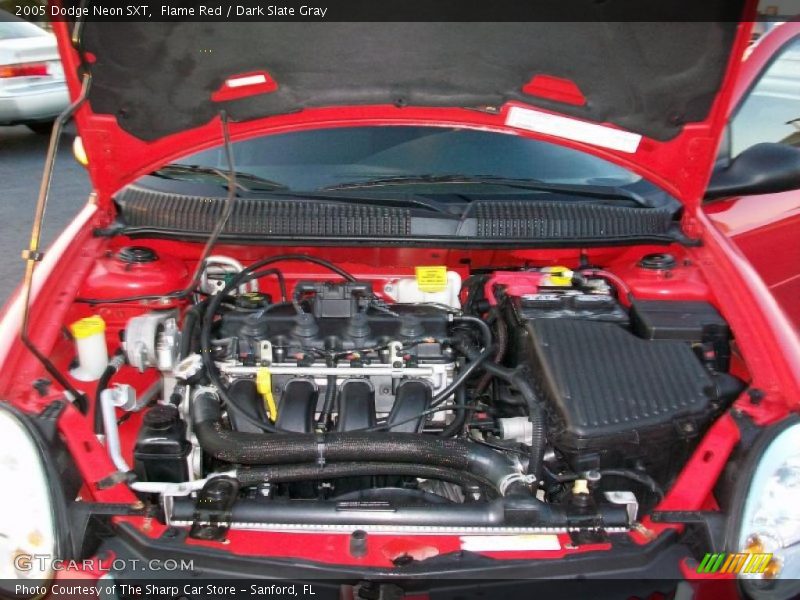 Flame Red / Dark Slate Gray 2005 Dodge Neon SXT