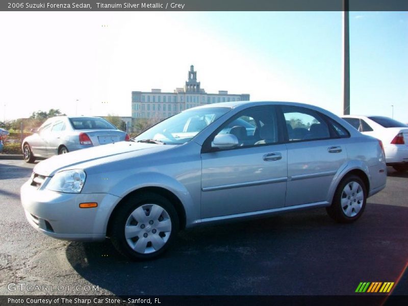 Titanuim Silver Metallic / Grey 2006 Suzuki Forenza Sedan