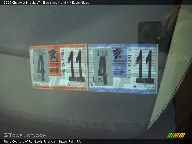 Silverstone Metallic / Ebony Black 2006 Chevrolet Impala LT