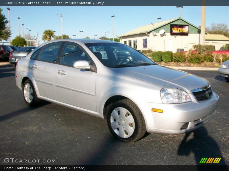 Titanuim Silver Metallic / Grey 2006 Suzuki Forenza Sedan
