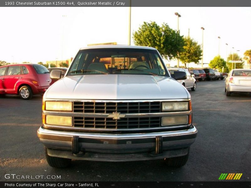 Quicksilver Metallic / Gray 1993 Chevrolet Suburban K1500 4x4