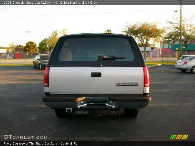 Quicksilver Metallic / Gray 1993 Chevrolet Suburban K1500 4x4
