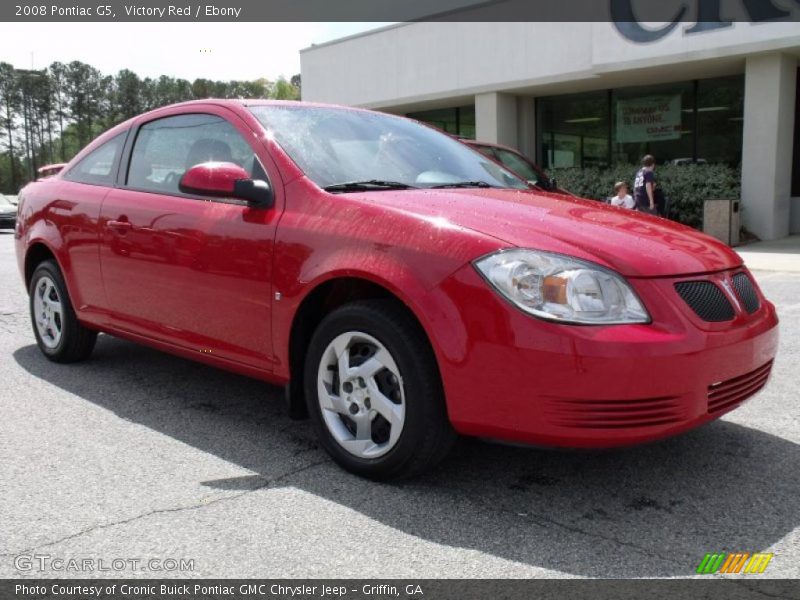 Victory Red / Ebony 2008 Pontiac G5