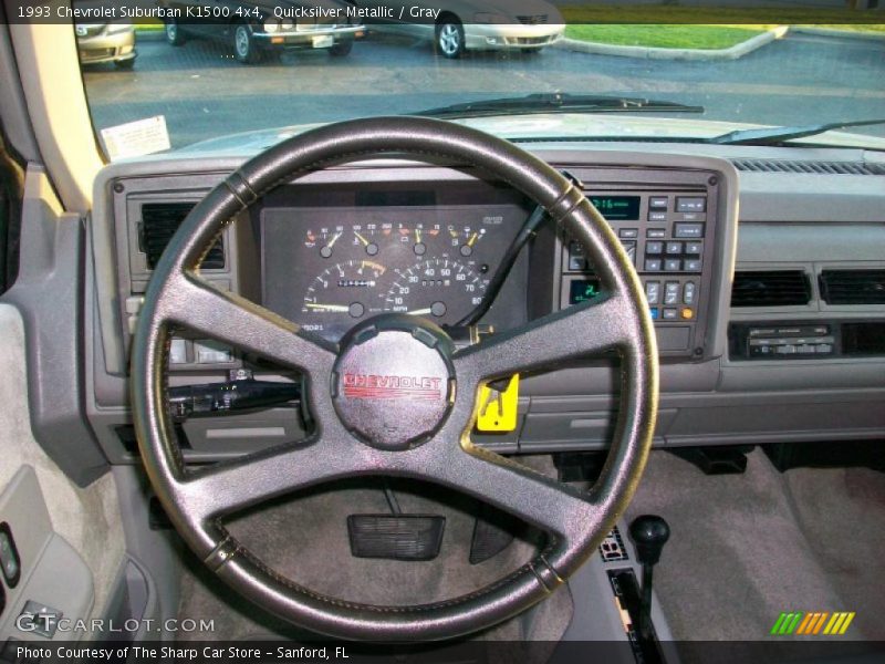 Quicksilver Metallic / Gray 1993 Chevrolet Suburban K1500 4x4