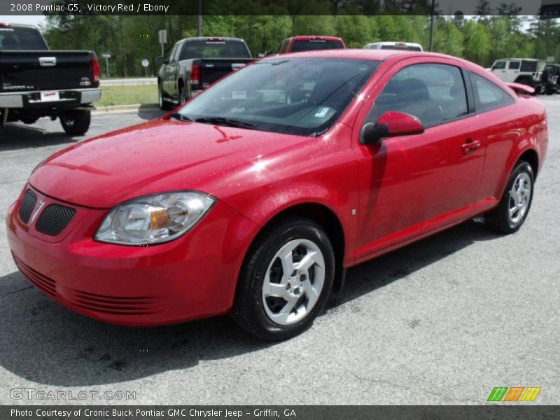 Victory Red / Ebony 2008 Pontiac G5