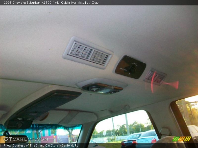Quicksilver Metallic / Gray 1993 Chevrolet Suburban K1500 4x4
