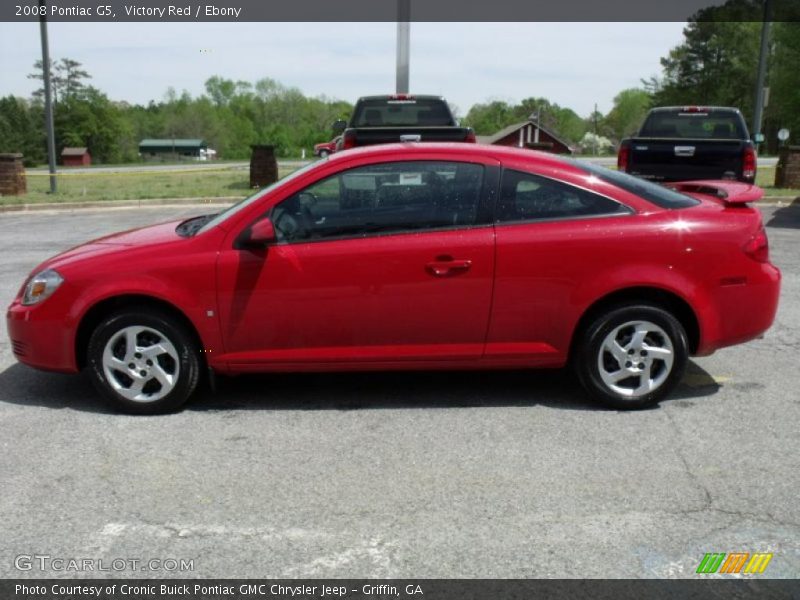 Victory Red / Ebony 2008 Pontiac G5