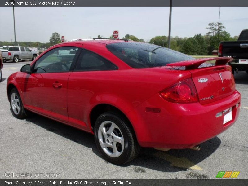 Victory Red / Ebony 2008 Pontiac G5