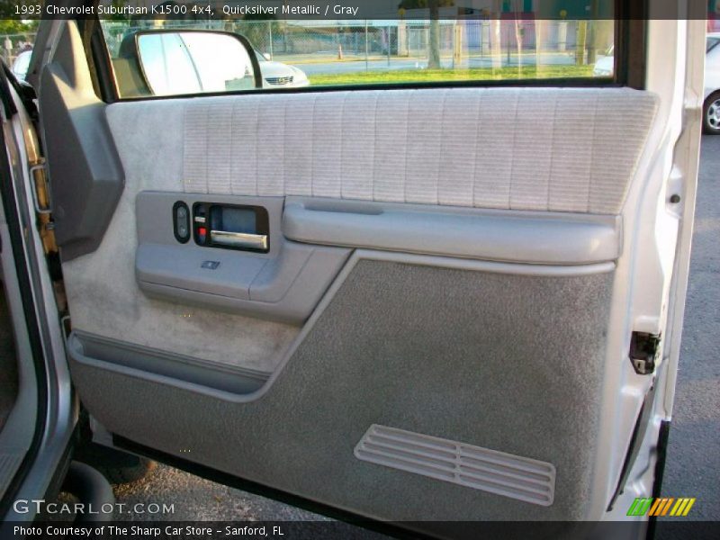 Quicksilver Metallic / Gray 1993 Chevrolet Suburban K1500 4x4