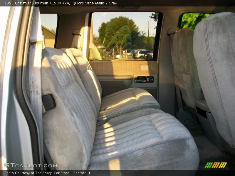 Quicksilver Metallic / Gray 1993 Chevrolet Suburban K1500 4x4