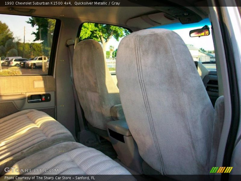Quicksilver Metallic / Gray 1993 Chevrolet Suburban K1500 4x4