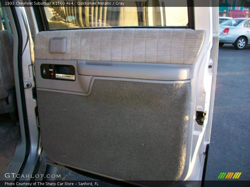 Quicksilver Metallic / Gray 1993 Chevrolet Suburban K1500 4x4
