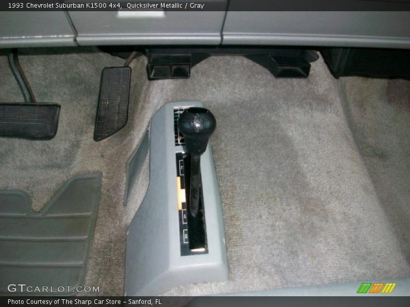 Quicksilver Metallic / Gray 1993 Chevrolet Suburban K1500 4x4