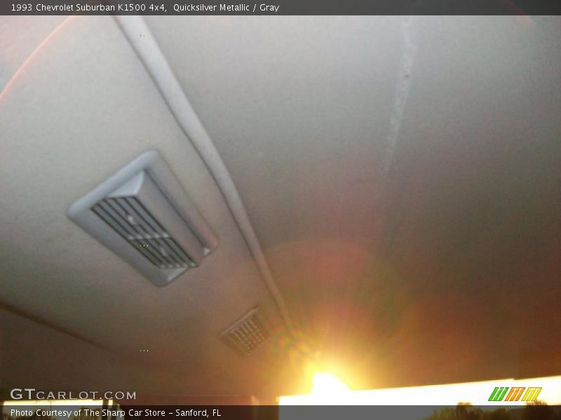Quicksilver Metallic / Gray 1993 Chevrolet Suburban K1500 4x4