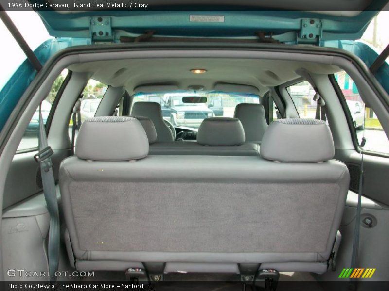 Island Teal Metallic / Gray 1996 Dodge Caravan