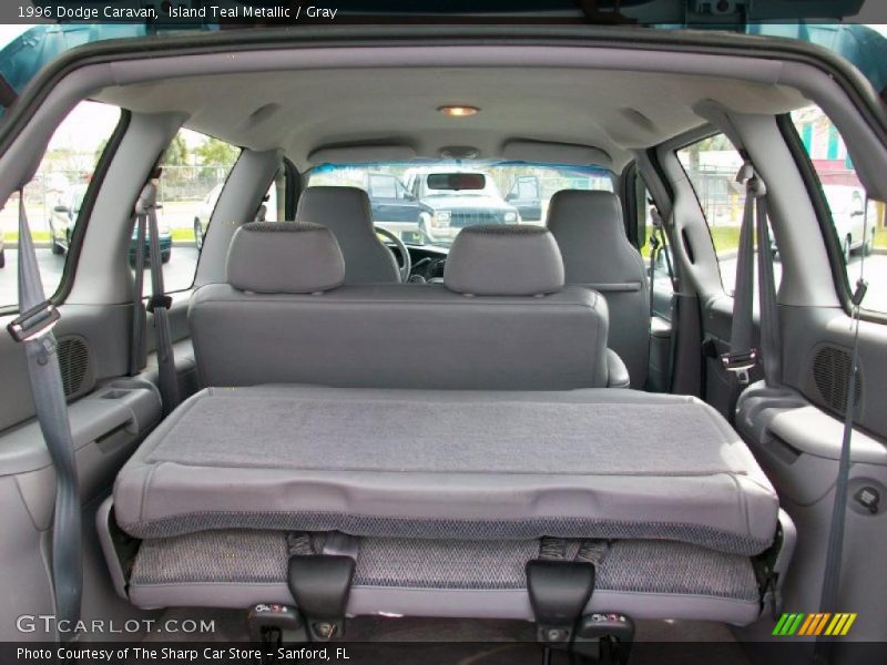 Island Teal Metallic / Gray 1996 Dodge Caravan