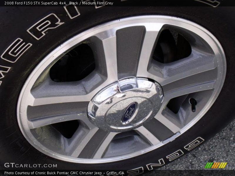 Black / Medium Flint Grey 2008 Ford F150 STX SuperCab 4x4