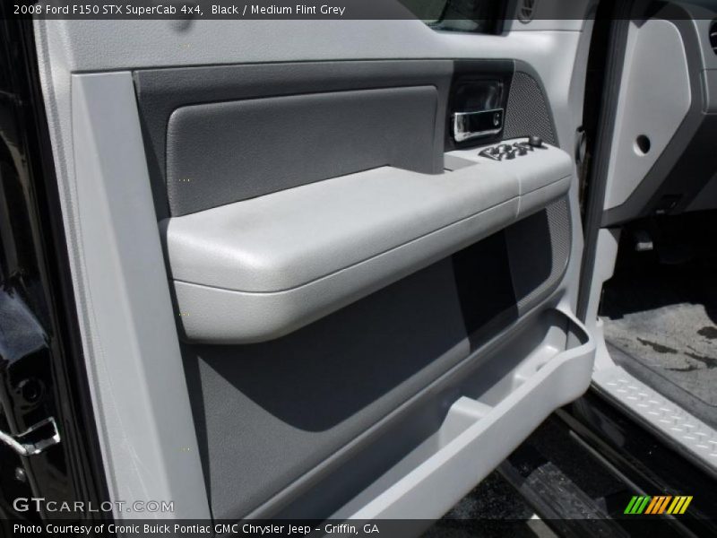 Black / Medium Flint Grey 2008 Ford F150 STX SuperCab 4x4